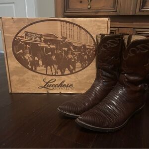 Lucchese Dark Brown Classic Boots